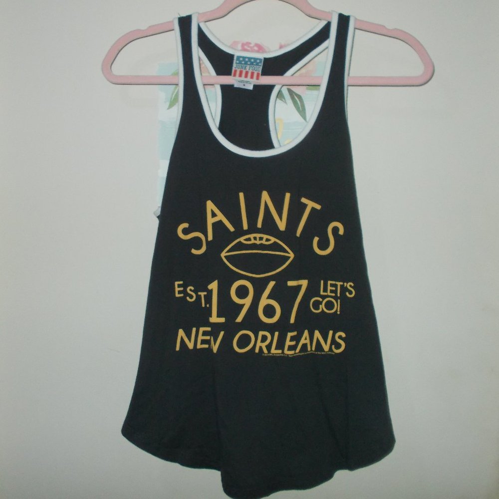 Junk Food Saints Graphic Tank Top Multi Color Size Small Final